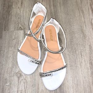 New - White Sandals